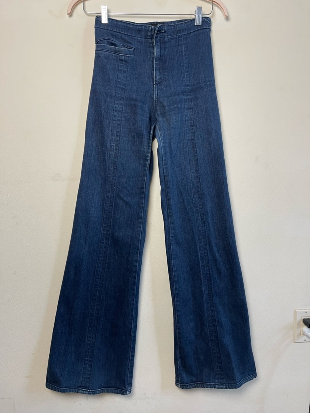 Vintage Dark Blue Boot Cut Jeans